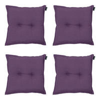 SITZKISSEN Panama 50/50 cm 4er-Set - Lila, Textil (50/5/50cm) - Madison
