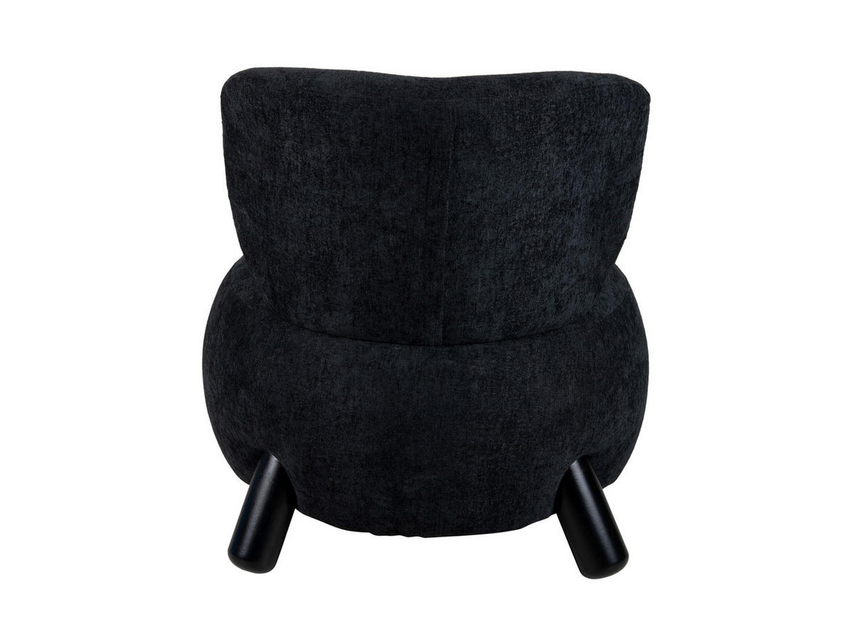 SESSEL Busto Schwarz 74/74/74 cm - Schwarz, Kunststoff (74/74/74cm) - Leitmotiv