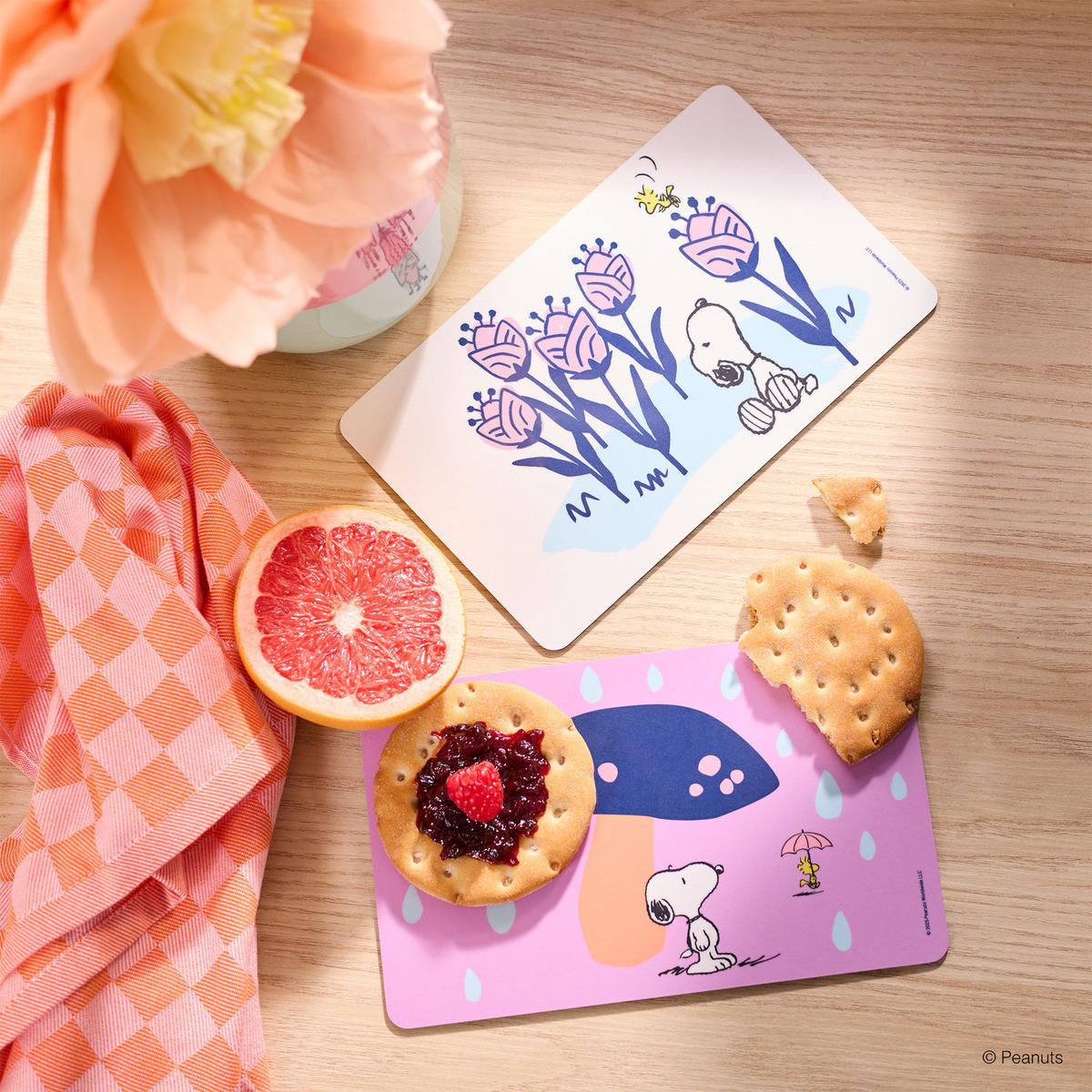 FRÜHSTÜCKSBRETTCHEN (5er Set) Peanuts - Multicolor, Kunststoff (14/23cm) - Butlers