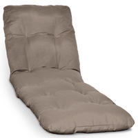 ROLLLIEGENAUFLAGE Flair RL 190x60x8cm Taupe - Taupe, Textil (60/190cm) - Beautissu 