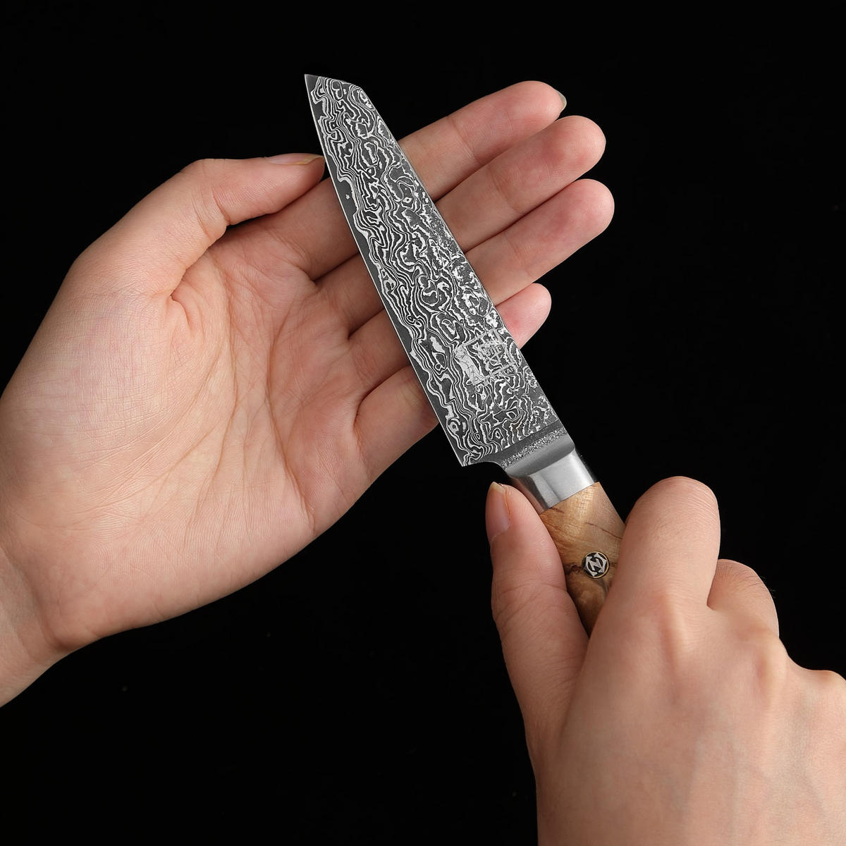 OFFICEMESSER 10 cm - Birkefarben, Holz/Metall (21cm) - Zayiko