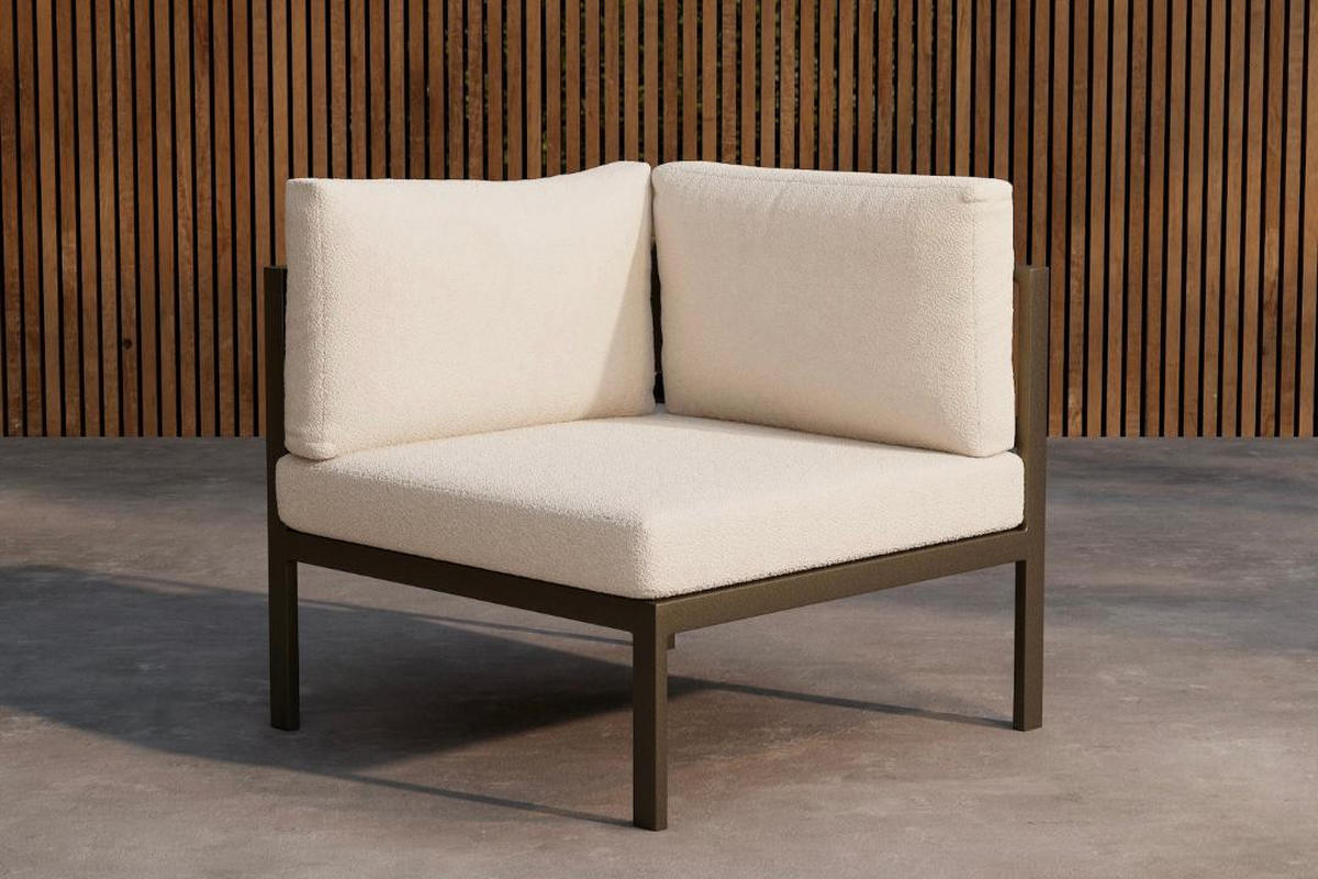 LOUNGESESSEL, Copacabana, Braun, Metall, 74 x 74 x 65 cm - Braun, Metall (74/65/74cm) - ebuy24