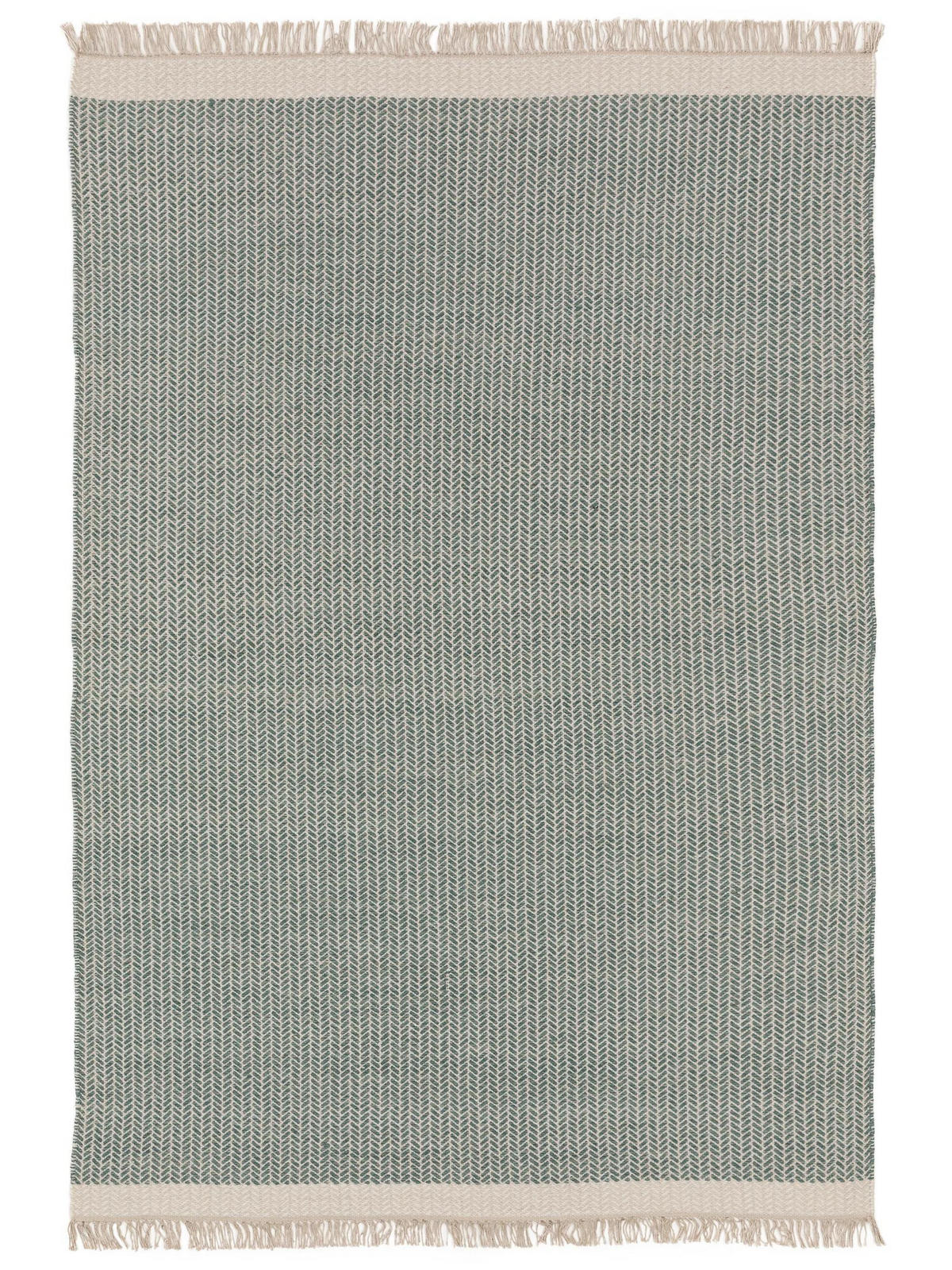 WOLLTEPPICH Kim Mint 160x230 cm - Mintgrün, Textil (160/230cm) - benuta Pure