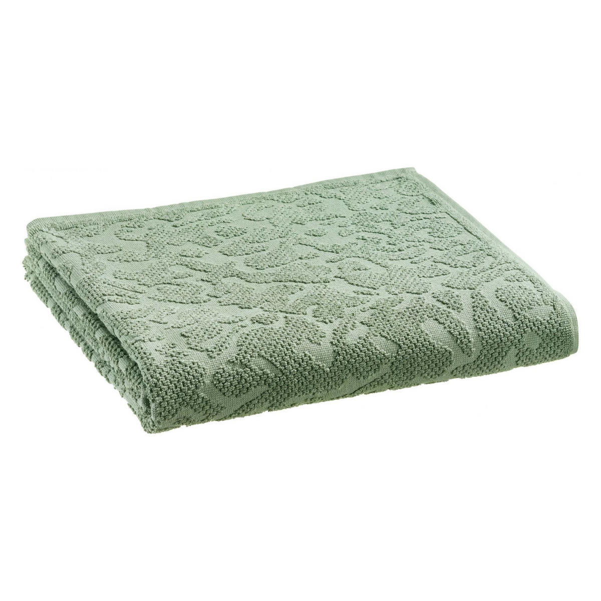 BADETUCH Gilda thymian 90 x 150 cm - Grün, Textil (90/150cm) - Vivaraise