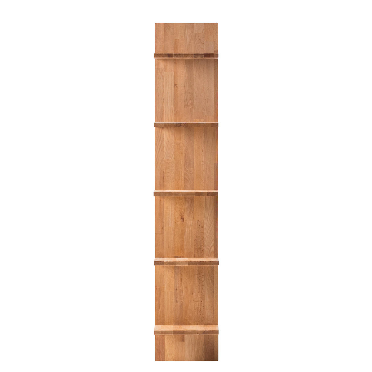 REGAL - Kernbuche massiv - Kernbuche, Holz (160/160/30cm) - home24