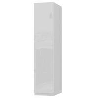 HÄNGESCHRANK Florence W4/20 Weiß / RAL 9003 signalweiß HG 20 / 32,5 / 96cm - Türanschlag links - Weiß Hochglanz/Weiß, Holz/Holzwerkstoff (20/96/32.5cm) - Feldmann-Wohnen