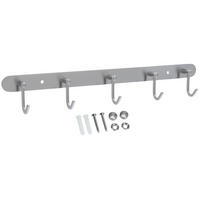 GARDEROBENLEISTE 38.1/5.5/5.5 cm - Silberfarben, Metall (5.5/5.5/38.1cm) - Intirilife