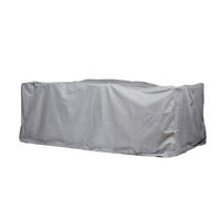 SCHUTZHÜLLE für Sitzgruppe rechteckig SHP-20056 - Grau, Kunststoff (180/94/180cm) - mehr Garten