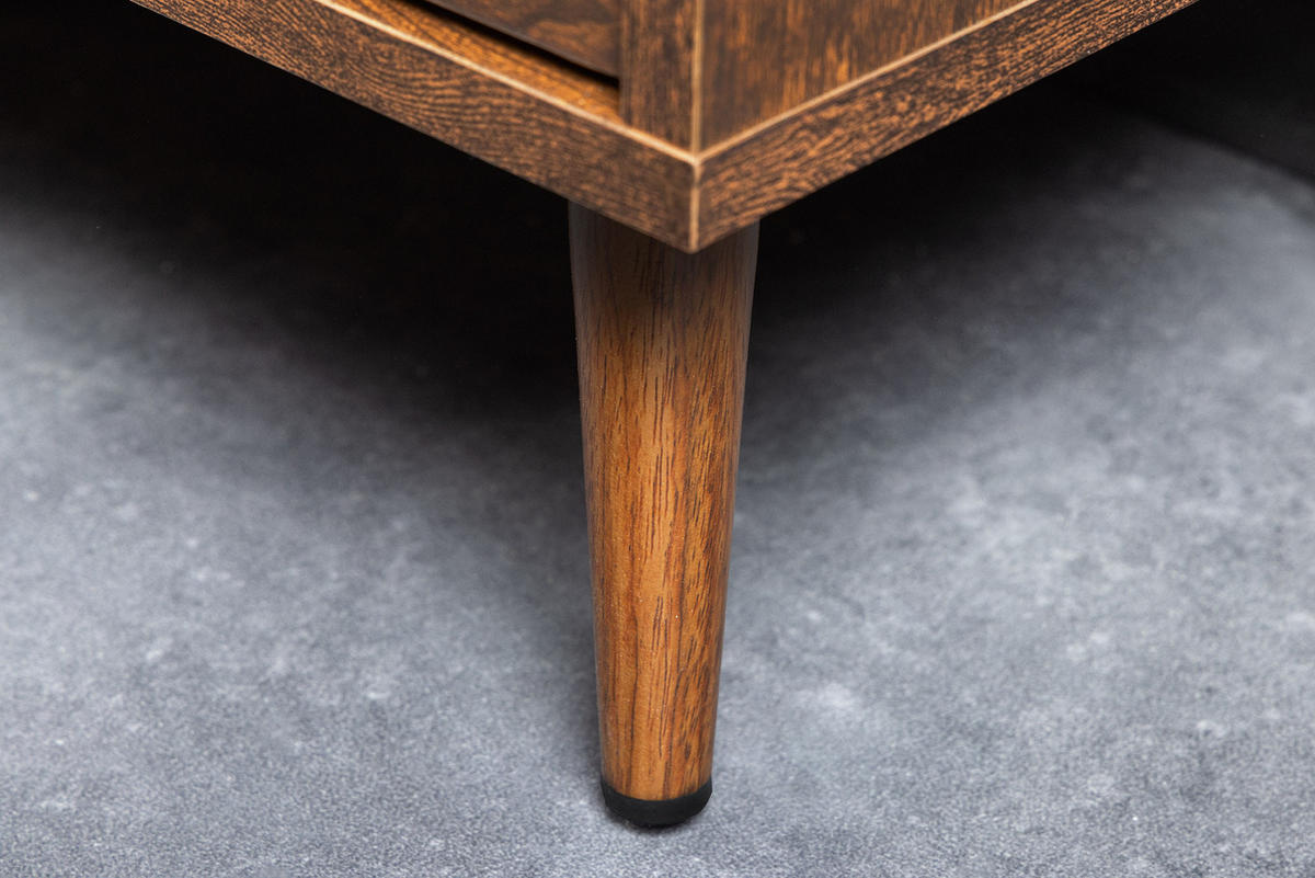 NACHTTISCH VIENNA Schichtholz Braun 60 cm - Braun, Holz/Holzwerkstoff (40/58/30cm) - riess-ambiente