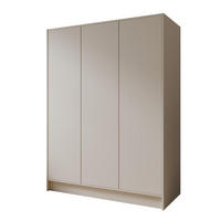 DREHTÜRENSCHRANK VELAR 150/200/51 cm Modern Kleiderschrank 3-türig Kaschmir - Kaschmir, Holzwerkstoff (150/200/51cm) - MASSENO
