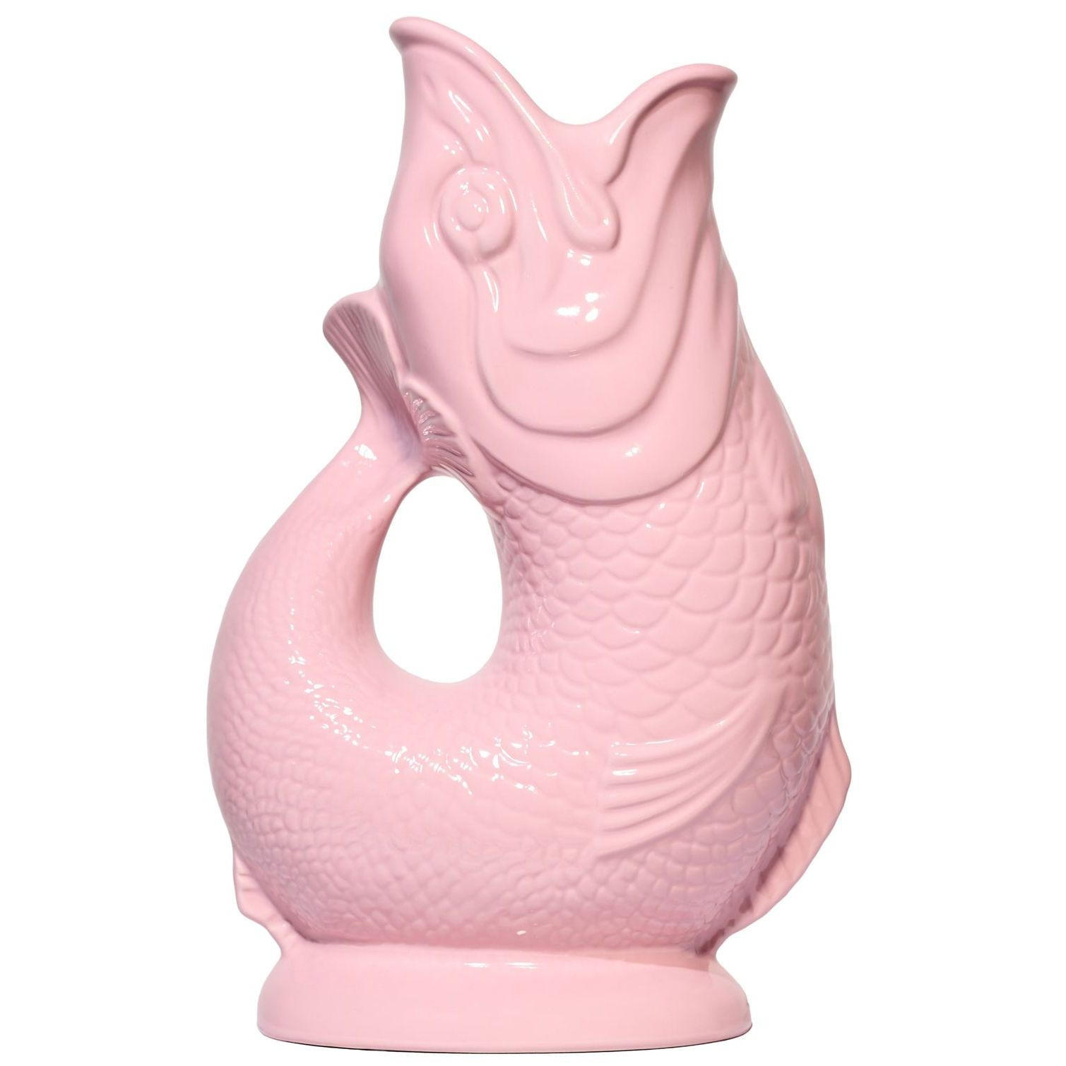 KARAFFE mit „Gluck-Gluck“-Geräusch 27,5/17/9,5 cm - Hellrosa, Keramik (1.2L) - Gluckigluck