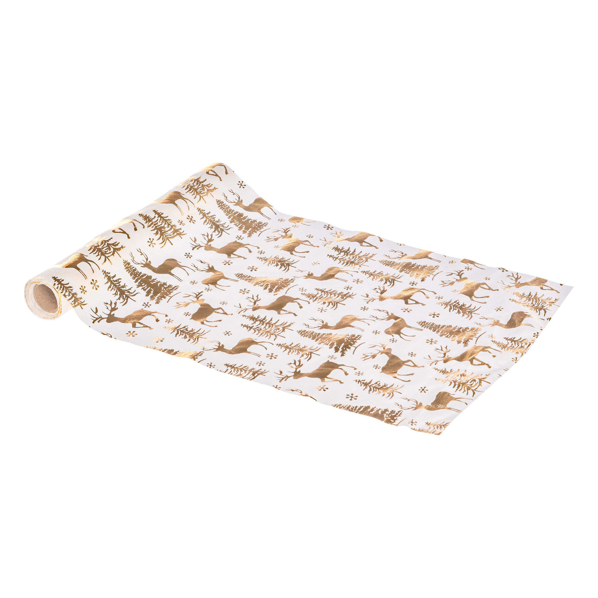TISCHLÄUFER Waldmotiv 28/300 cm - Multicolor, Textil (300cm) - Atmosphera Createur d´interieur