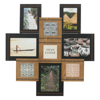 MULTIRAHMEN Paula 57,5/60 cm - Schwarz, Holzwerkstoff (57.5/60/57.5cm) - Atmosphera Createur d´interieur