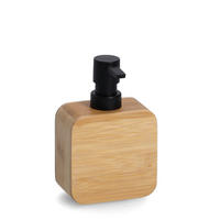 SEIFENSPENDER Bambus / Schwarz - Naturfarben, Holz (10/15.4/5.6cm) - Zeller Present