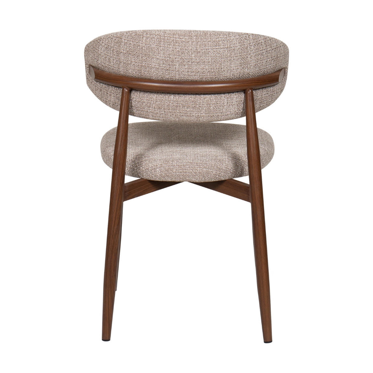 ESSZIMMERSTUHL 2er Set aus Stoff, taupe - Taupe, Textil (52/77/56cm) - Giga Meubel