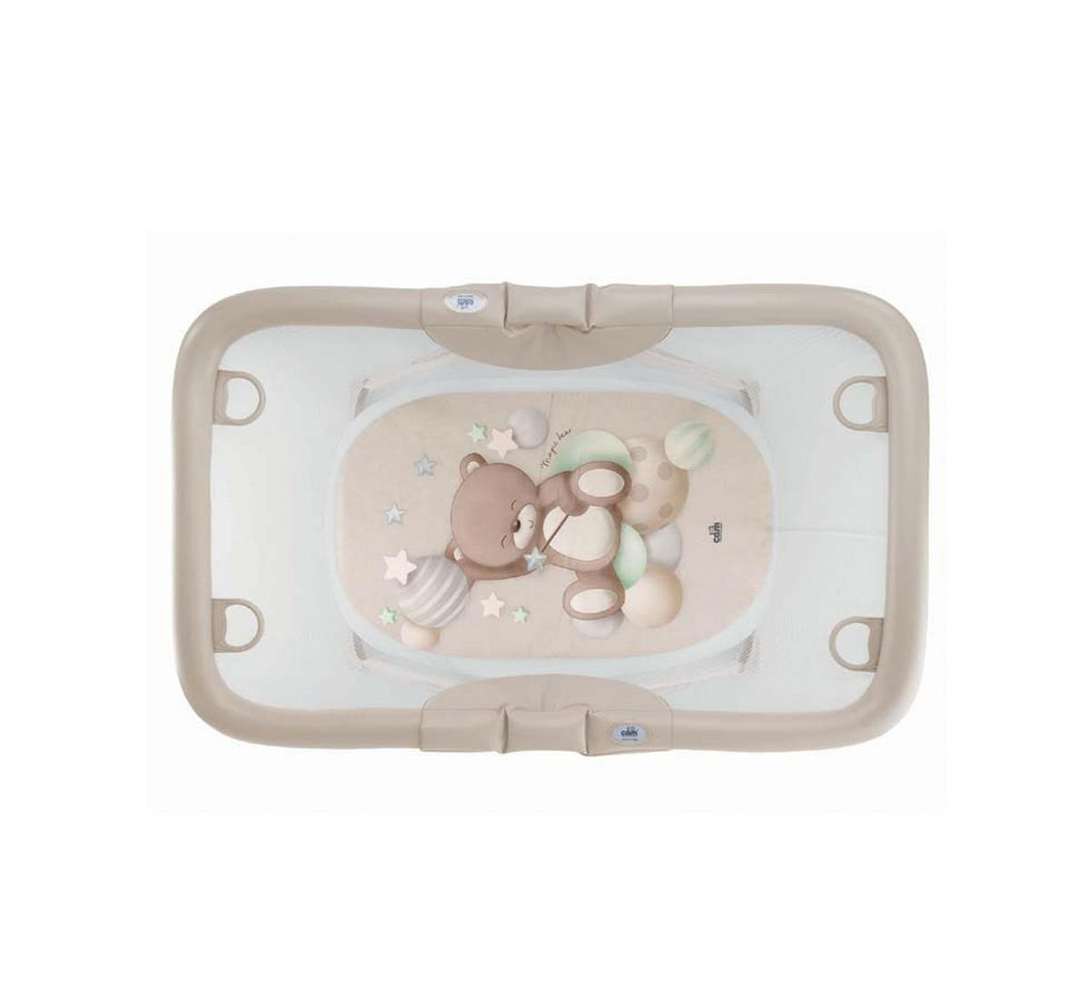 LAUFGITTER Brevettato Millegiochi für Babys - Beige, Kunststoff/Textil (77.5/83/125cm) - Cam il Mondo del Bambino S.p.A.