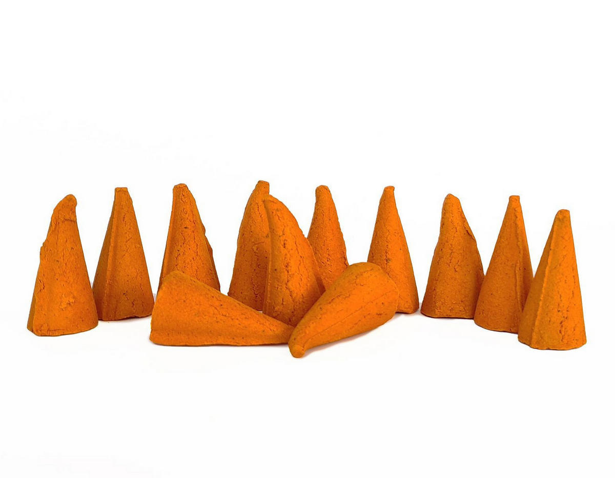 RÄUCHERKERZEN Sparset Orange-Riesen, Glimmschale, Opas Beste Weihrauch - Multicolor, Metall (6.5/2.3/12.5cm)