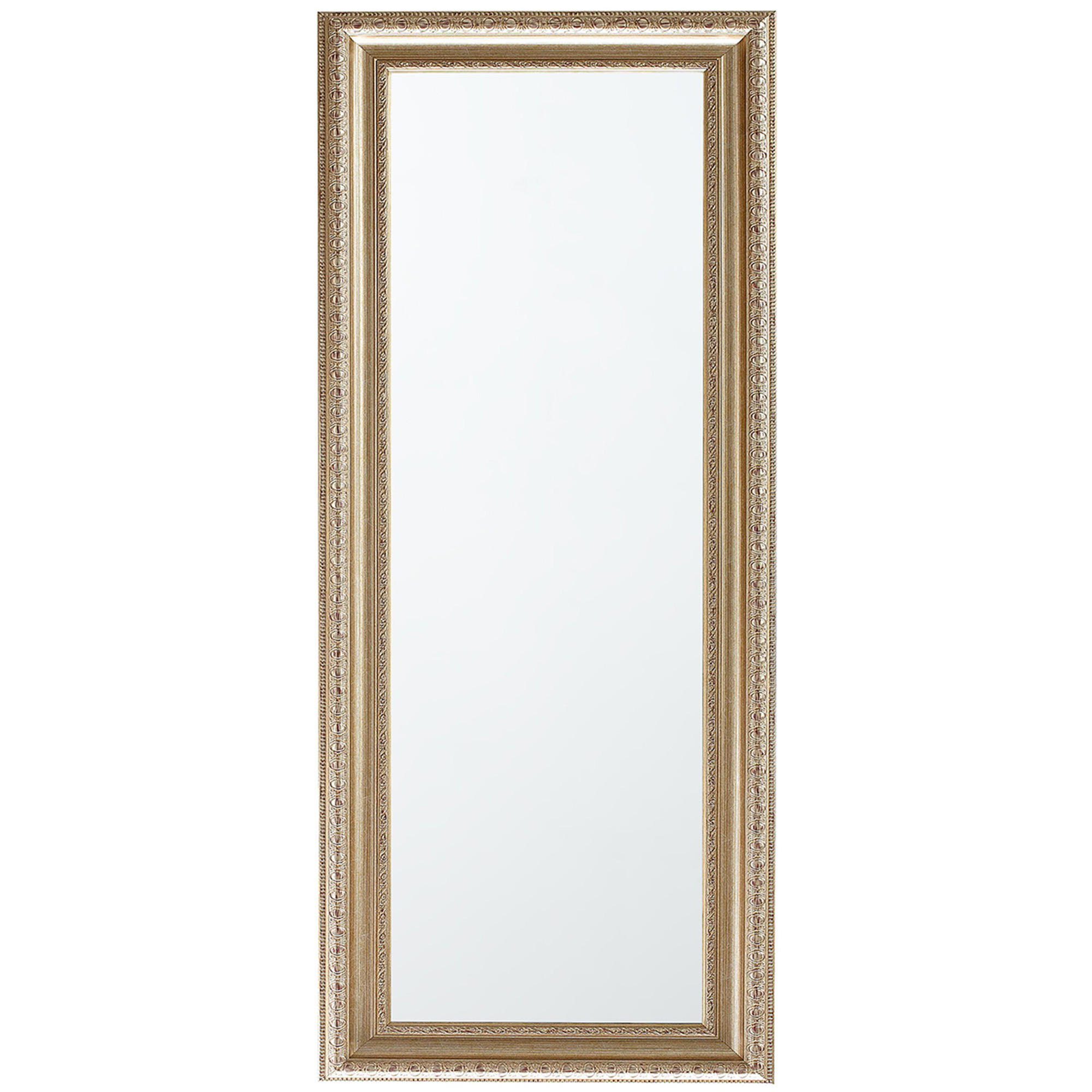 WANDSPIEGEL gold rechteckig 51/141 cm Aurillac - Goldfarben, Kunststoff (51/141/4cm) - Beliani