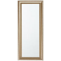 WANDSPIEGEL gold rechteckig 51/141 cm Aurillac - Goldfarben, Kunststoff (51/141/4cm) - Beliani