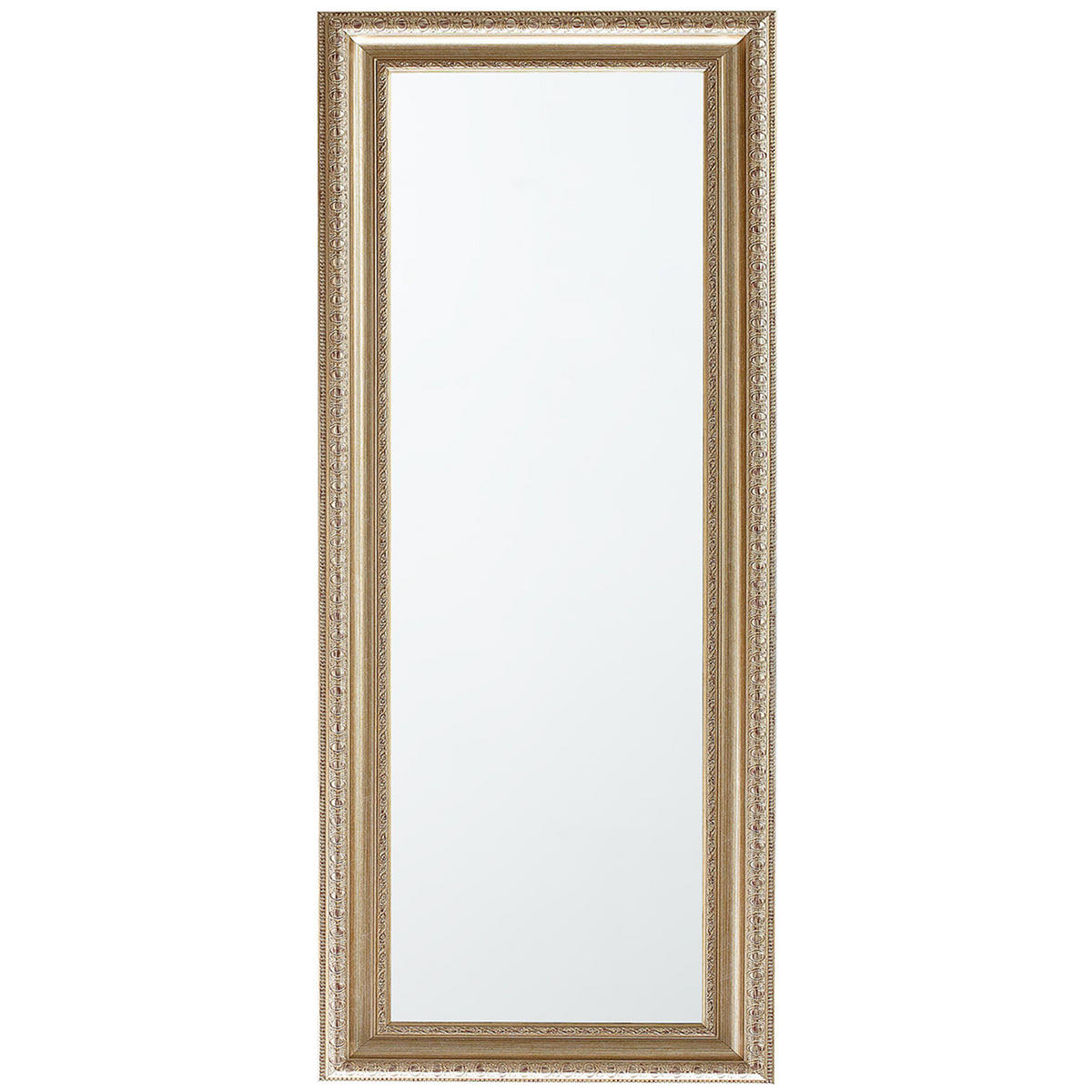 WANDSPIEGEL gold rechteckig 51/141 cm Aurillac - Goldfarben, Kunststoff (51/141/4cm) - Beliani