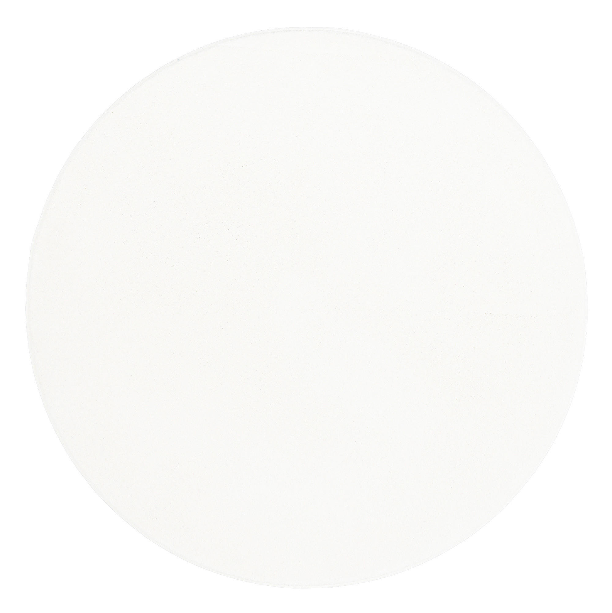 HOCHFLOR LUXUS VELOURS TEPPICH TOUCH RUND - Creme, Textil (200/200cm) - Snapstyle