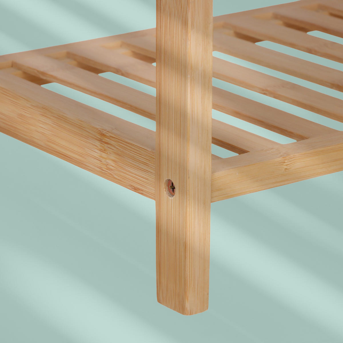 HANDTUCHSTÄNDER - Hellbraun, Holz (42/77.5/24cm) - Relaxdays