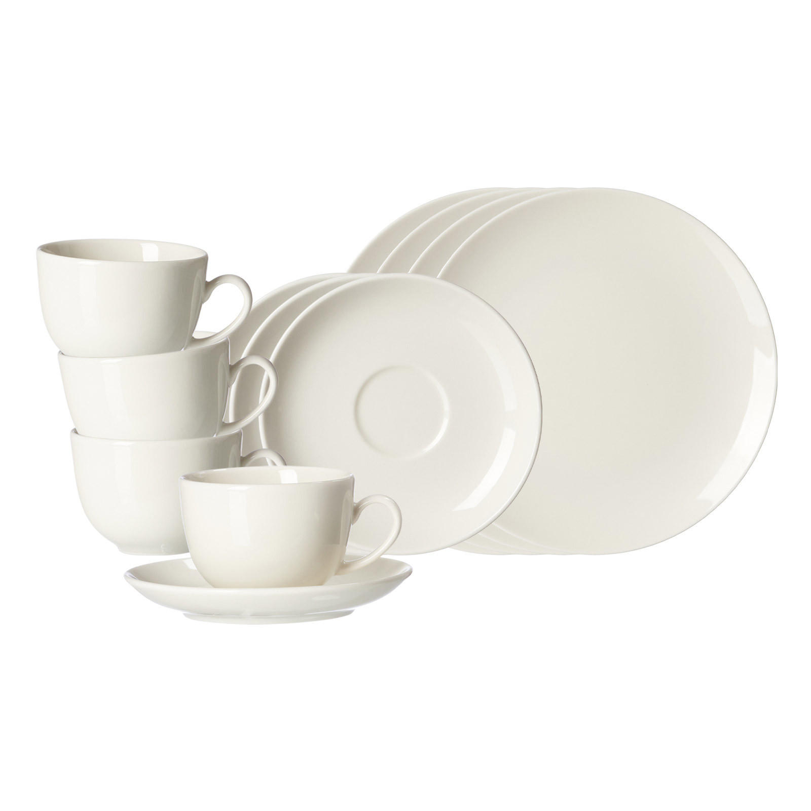 KAFFEESERVICE Casablanca weiß 12er Set - Weiß, Keramik (1/1/1cm) - Ritzenhoff Breker