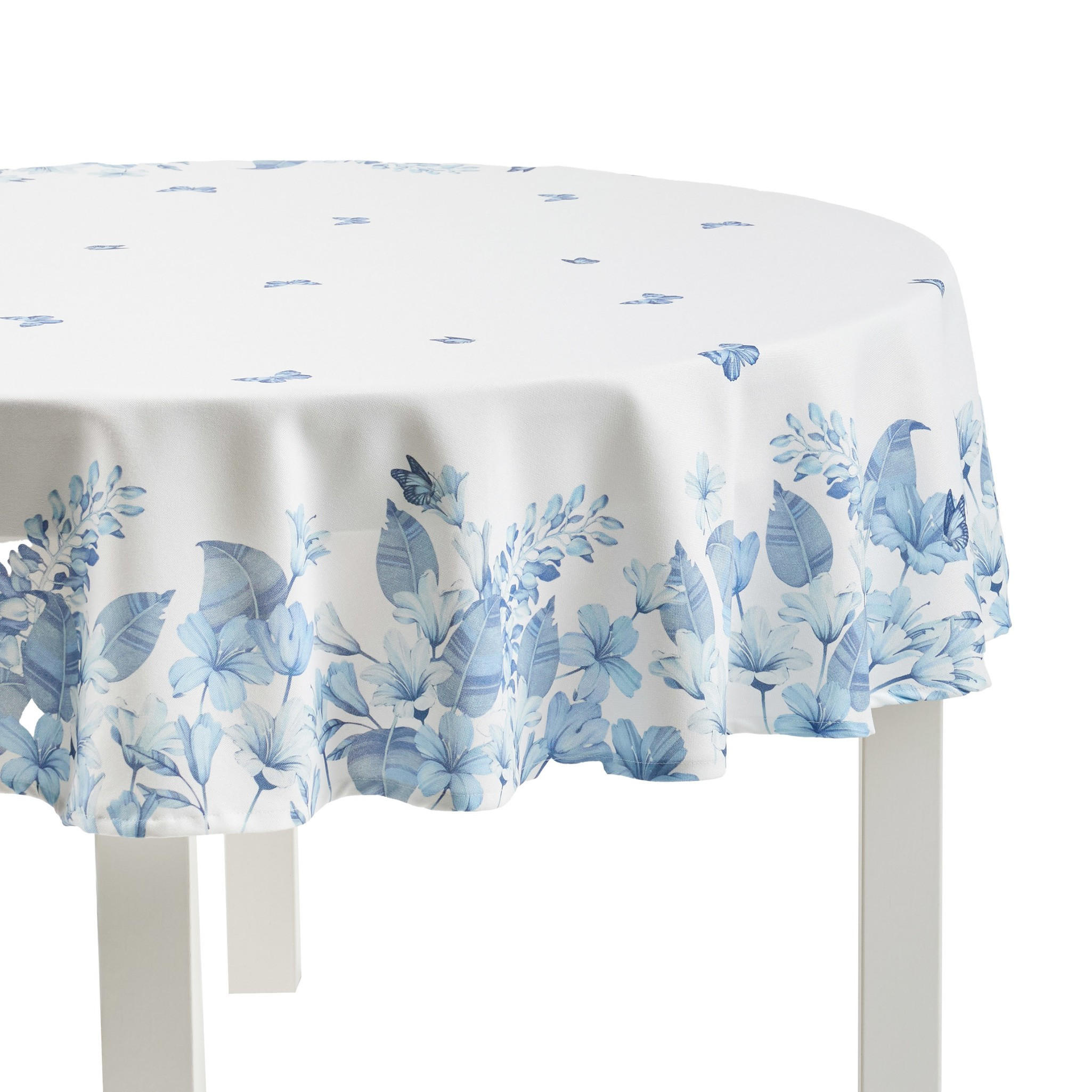 TISCHDECKE Delioso - Weiß, Textil (160cm) - home&you