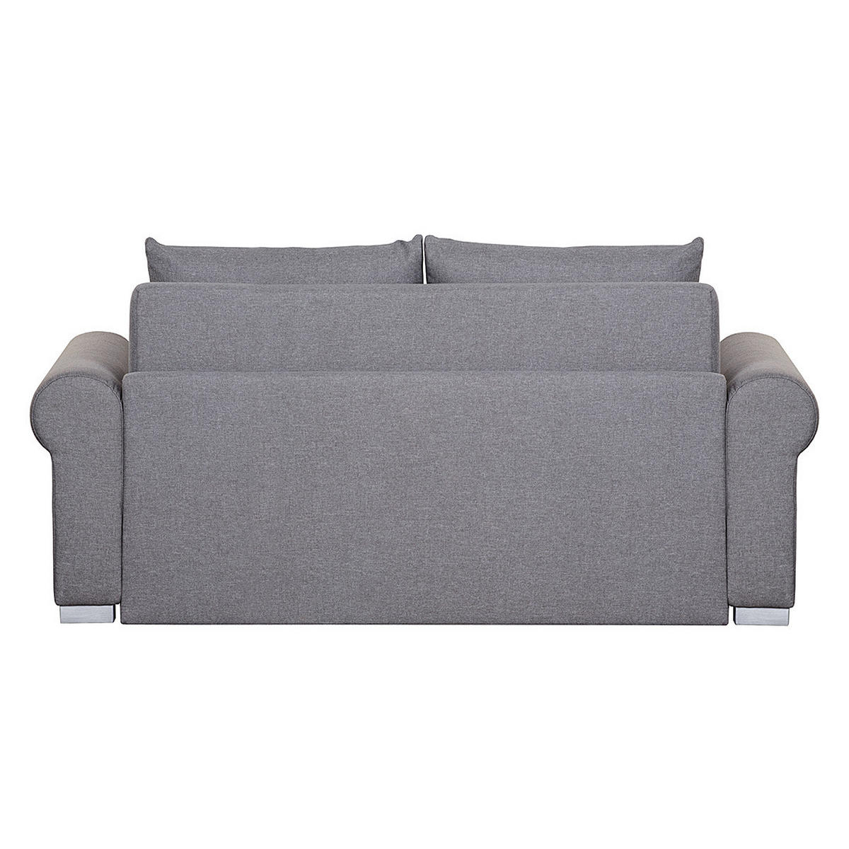 SCHLAFSOFA - Grau, Textil (204/90/90cm) - home24