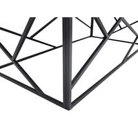 COUCHTISCH - 120 cm x 60 cm - keramik - schwarz Melrone - Schwarz, Keramik/Metall (60/120/40.5cm) - Vente-Unique
