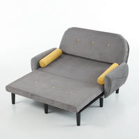 SCHLAFSOFA 133,5/77/85 cm Grau - Grau, Textil (77/85/133.5cm)
