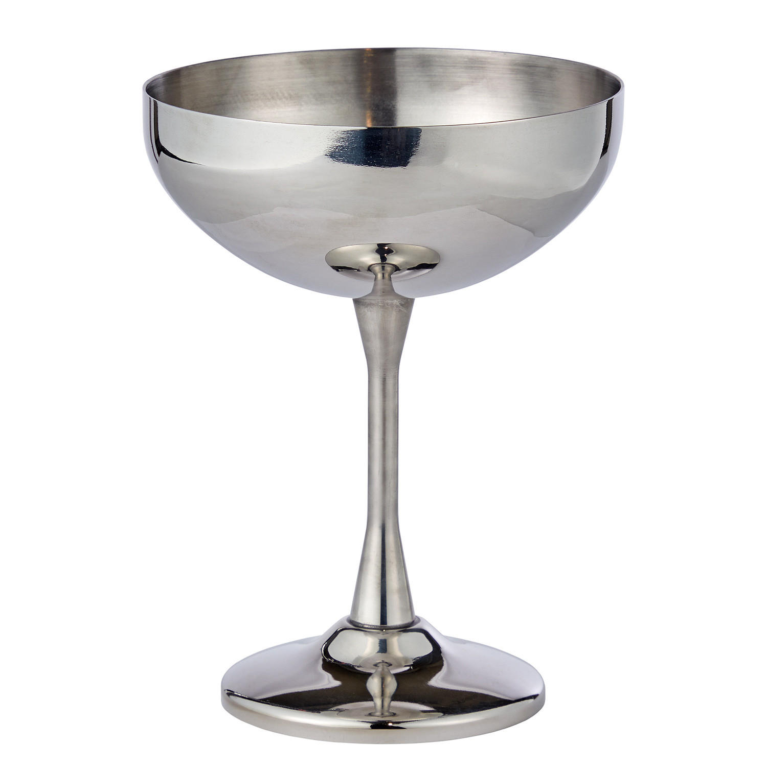 COCKTAILGLAS Manhattan Lounge 260 ml - Silberfarben, Metall (0.26L) - Butlers