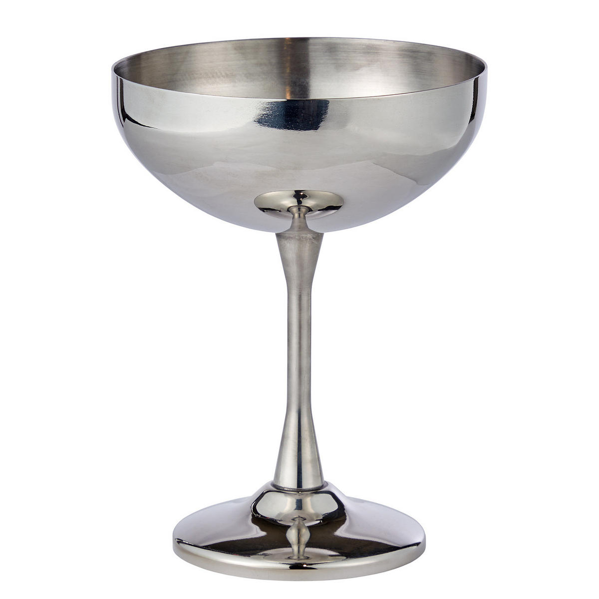 COCKTAILGLÄSER (4er Set) Manhattan Lounge 260 ml - Silberfarben, Metall (0.26L) - Butlers