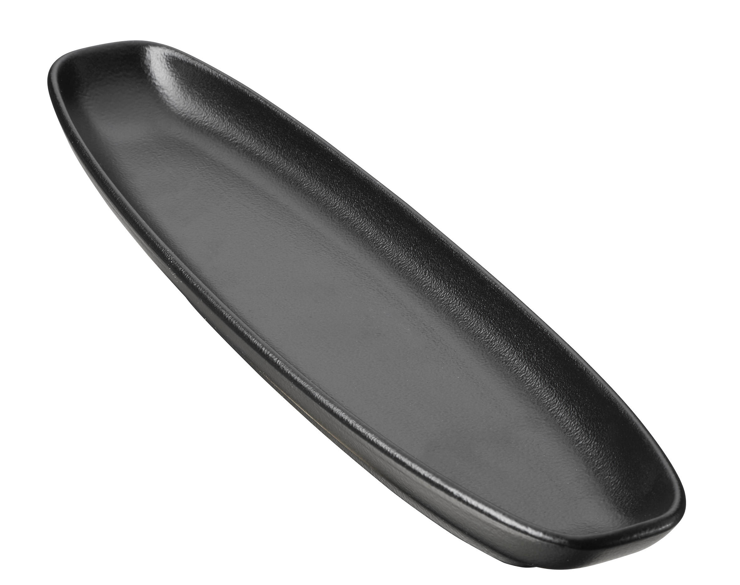 SERVIERPLATTE CLUB SCHMAL in gusseisener Optik - Multicolor, Keramik (7.8/2.9/33.2cm) - Revol Porcelaine France