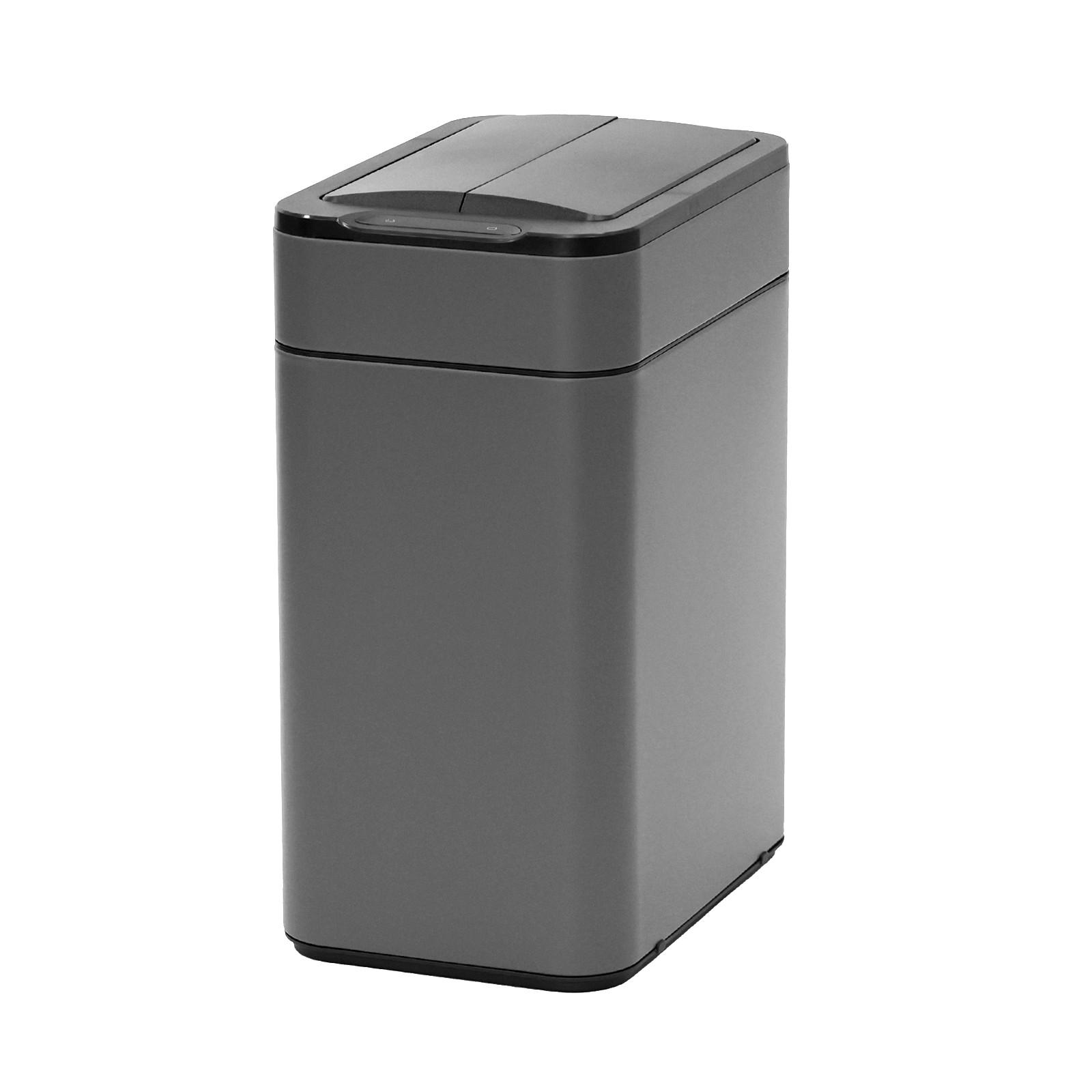 SENSORMÜLLEIMER SE50L Grau - Grau, Metall (27/54.5/40cm) - SVITA