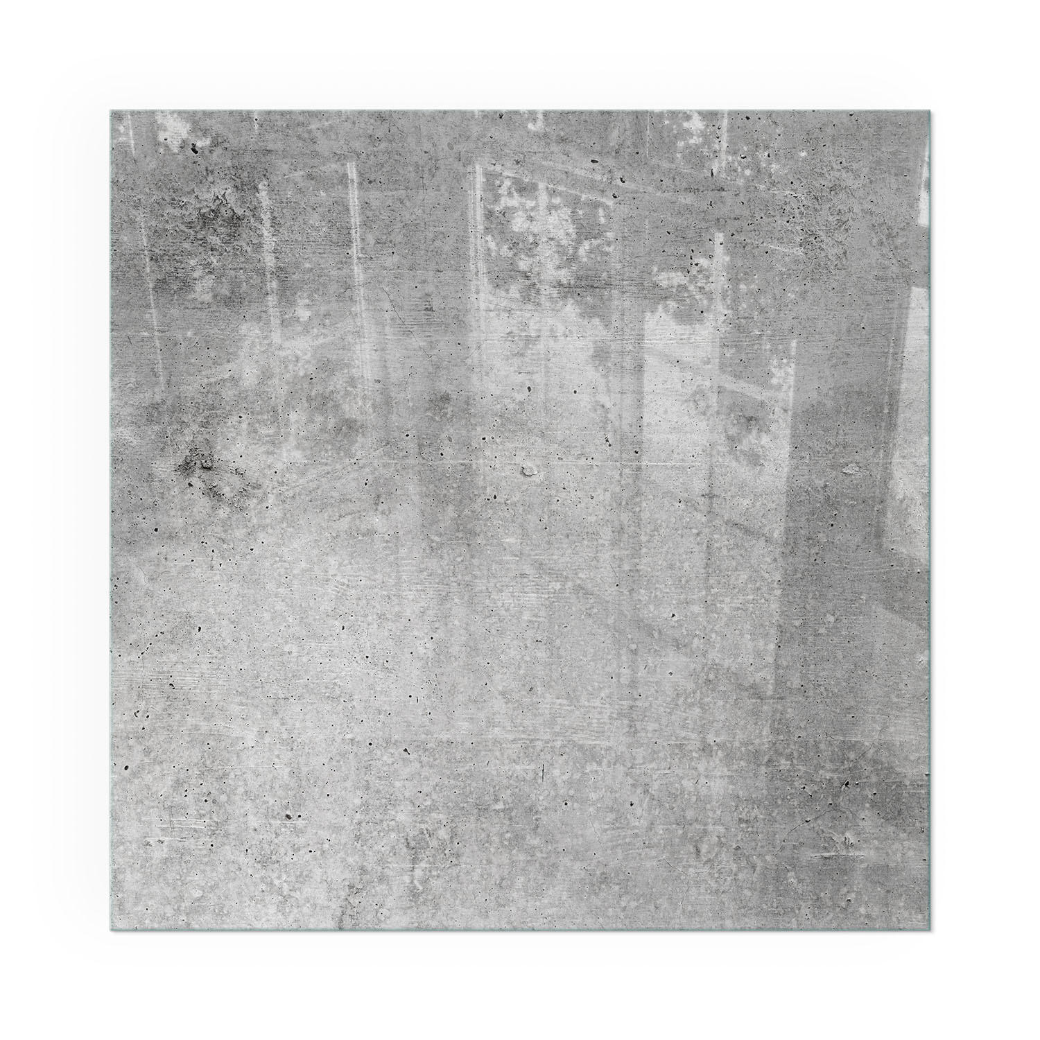 GLASPLATTE für Kamin 50x50 cm - Grau, Glas (50/50/0.4cm) - TULUP