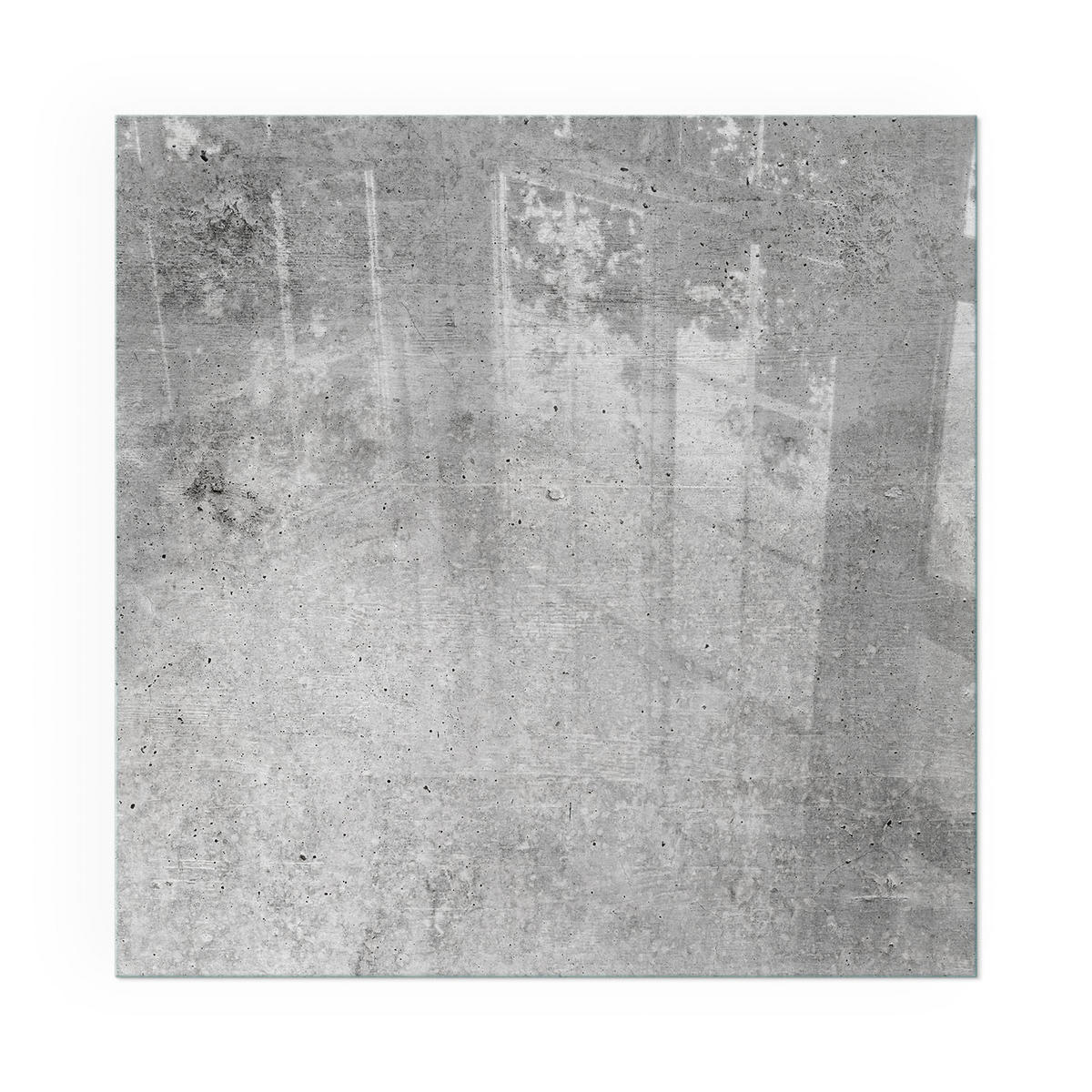 GLASPLATTE für Kamin 50x50 cm - Grau, Glas (50/50/0.4cm) - TULUP