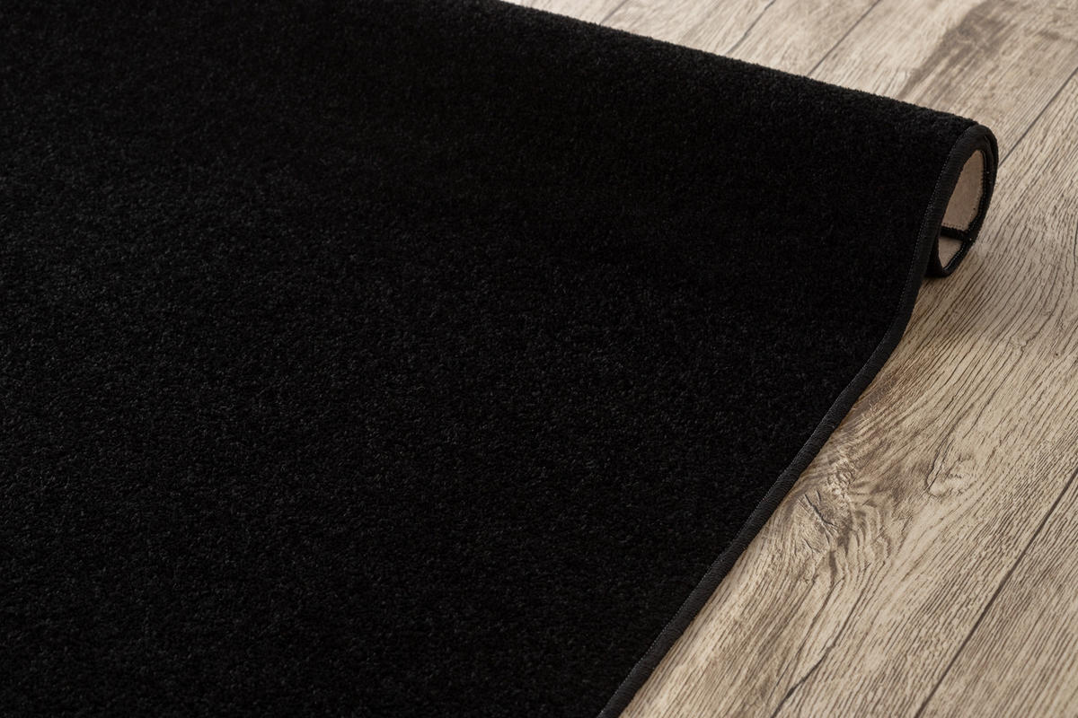 LÄUFERBODEN 170/230 cm - Schwarz, Textil (170/230cm) - rugsX