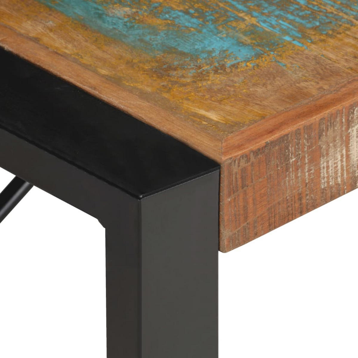 COUCHTISCH 140x70x40 cm Altholz Massiv - Braun, Holz (70/70/40cm) - furnicato