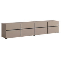 TV STOLÍK Lilia Taupe - taupe, kompozitné drevo (225/48/40cm) - Petits-meubles