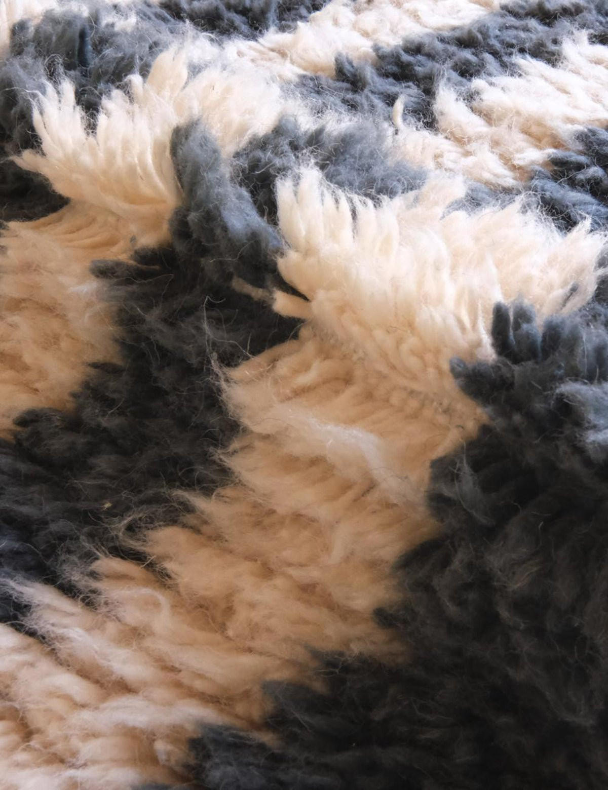 BERBERTEPPICH grafisch elegant 195x 280 cm - Multicolor, Naturmaterialien (195/280cm) - AFK Living