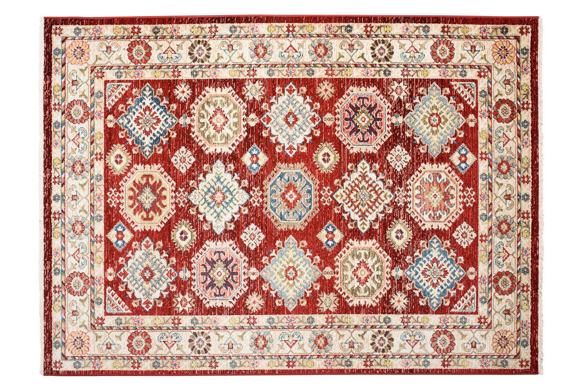 TEPPICH RIVIOLI Rot 80/150 cm - Rot, Textil (80/150cm) - Tapiso