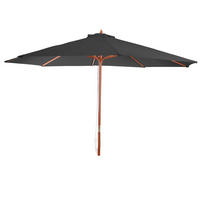 SONNENSCHIRM RUND Anthrazit - Anthrazit, Holz (350/350cm) - MCW