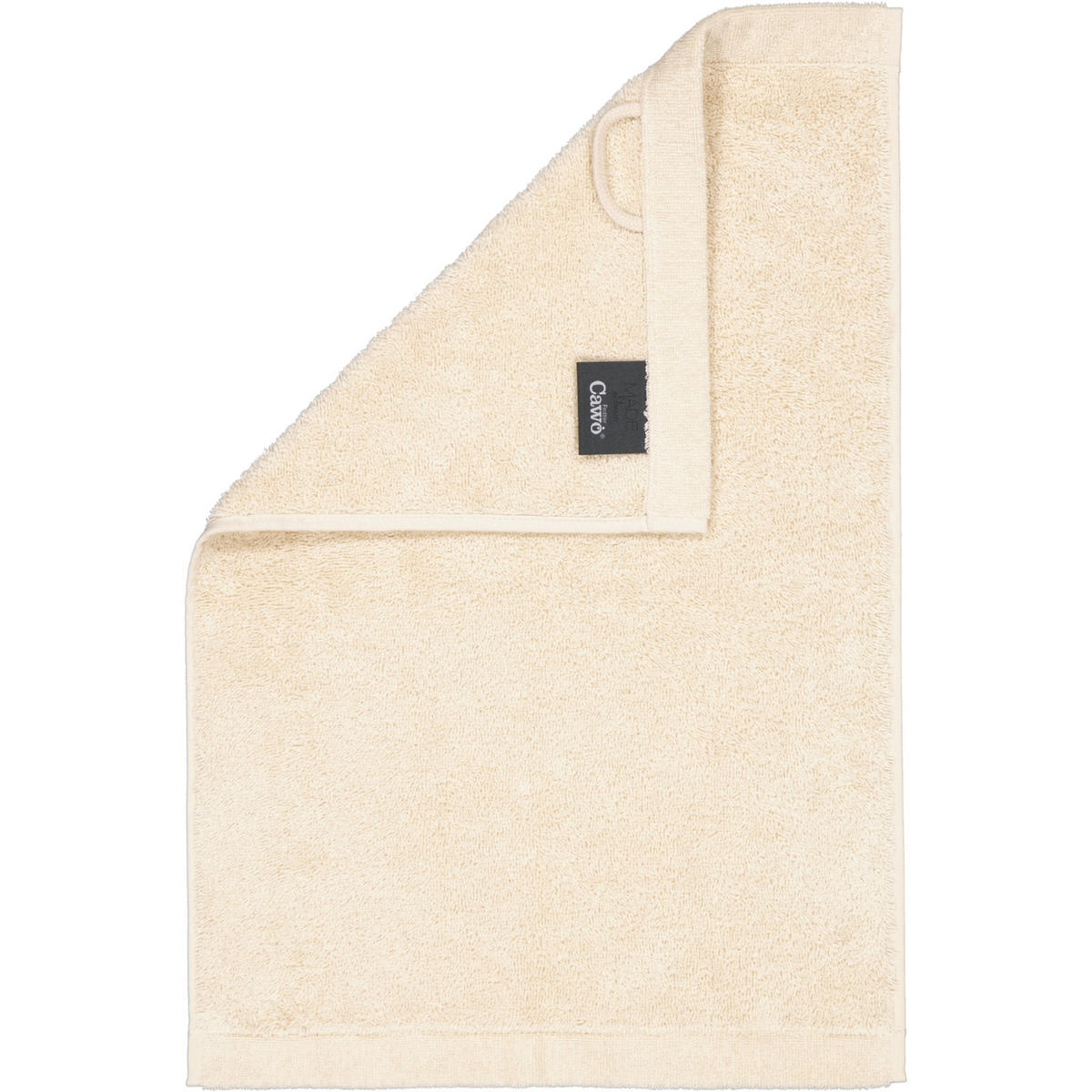 HANDTÜCHER LIFE STYLE UNI 7007 BEIGE - 370 - Beige, Textil (30/50cm) - Cawoe