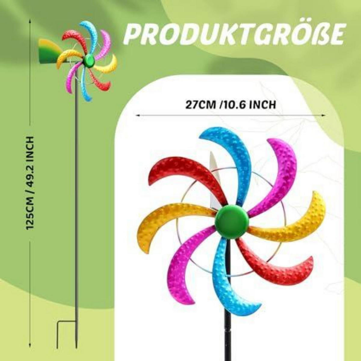 WINDSPIEL Fiada Bunt 125 cm - Multicolor, Metall (125/28/125cm)
