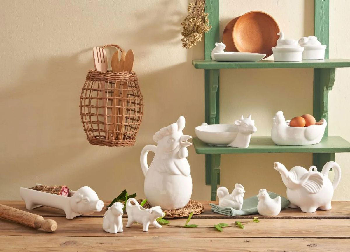 SERVIERSCHALE für Mozzarella "Servi Mozzarella" Fattoria 27 x 18 x 11 cm - Multicolor, Keramik (18/11/27cm)