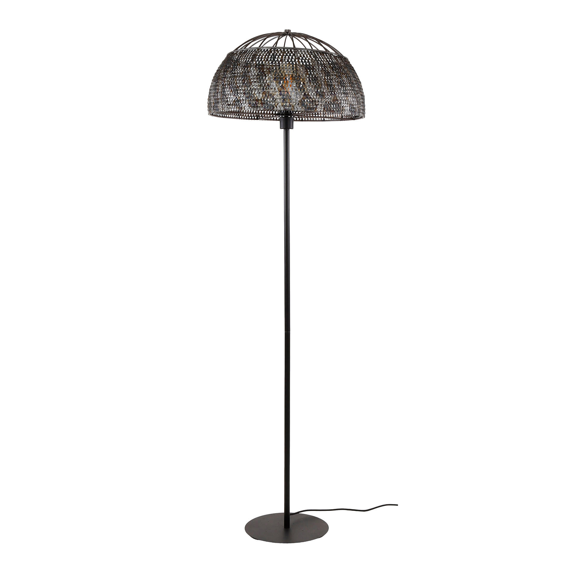 STEHLEUCHTE Armor Braun 50/50/ 164 cm - Braun, Metall (50/50/164cm) - Hoyz Collection