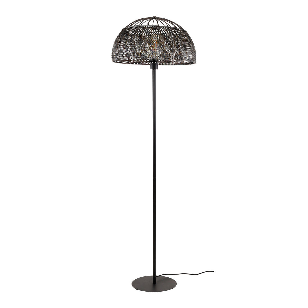 STEHLEUCHTE Armor Braun 50/50/ 164 cm - Braun, Metall (50/50/164cm) - Hoyz Collection