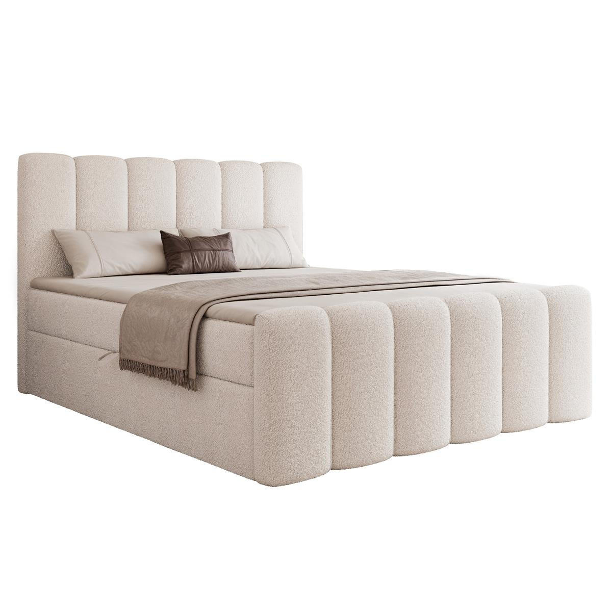 Compleo24 Boxbett Weiß 160x200 cm