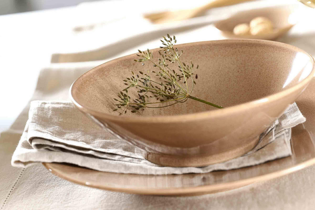 SERVIERPLATTEN Sahara braun ø 31 cm 3er Set - Braun, Keramik (31/5/31cm) - Ritzenhoff Breker